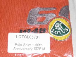 LOTUS　60th　Anniversary　ポロシャツ