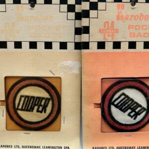 ワッペン/COOPER 白