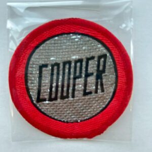 ワッペン/COOPER シルバー丸
