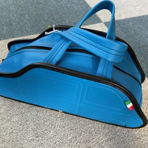 フィアット500型バッグ　青