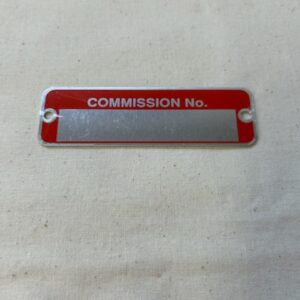 コミッションプレート