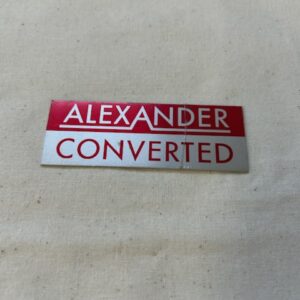 プレート/ALEXANDER CONVERTE